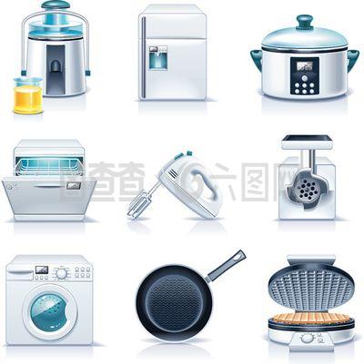 廚房電器矢量